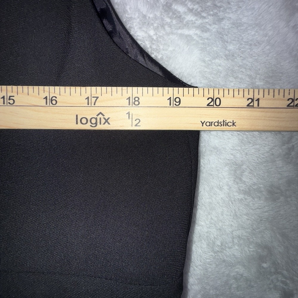 Coldwater Creek Little Black Sheath Dress Lined Sleeveless Versatile Size 16 - Picture 2 of 8